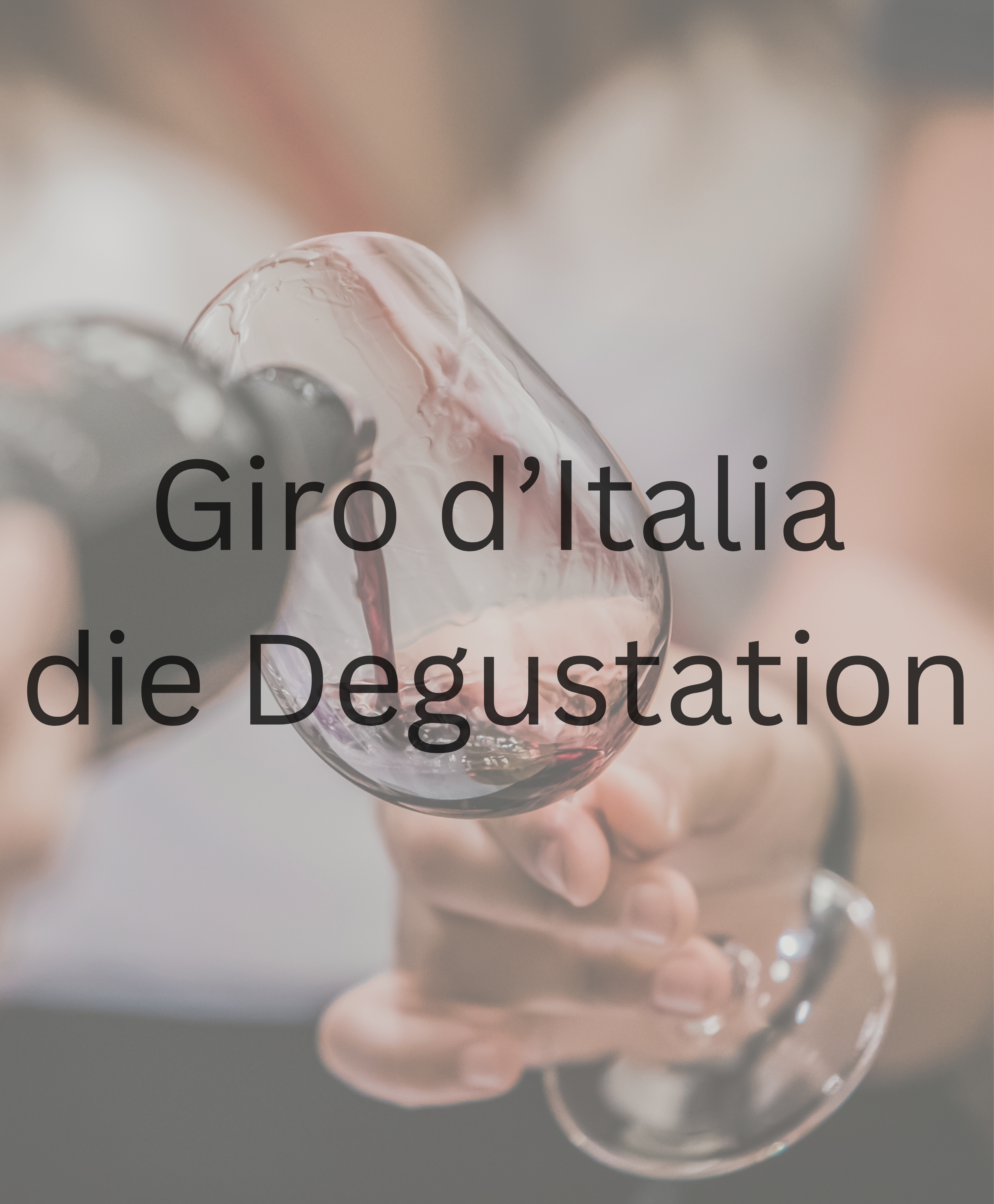 La dégustation à Zurich, Berne, Lucerne et Saint-Gall: Giro d'Italia