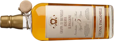 Grappa di Brunello Riserva Vigna Paganelli 5 anni