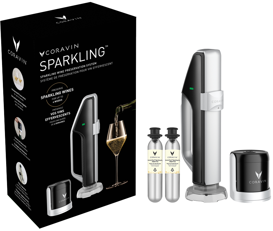 Système de conservation pour vins effervescents Coravin Sparkling