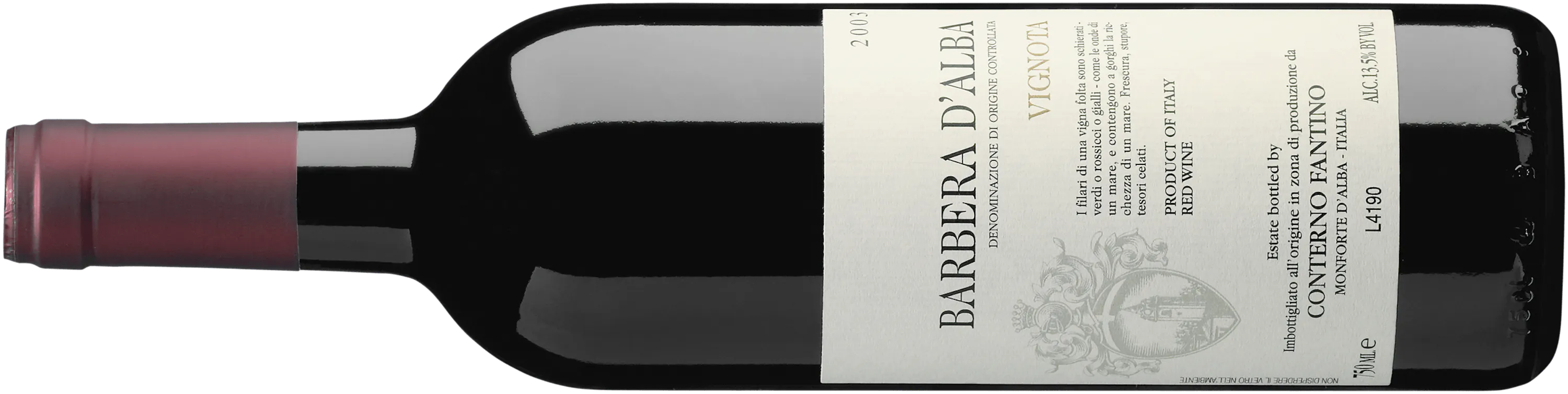 Barbera d'Alba Vignota DOC/bc