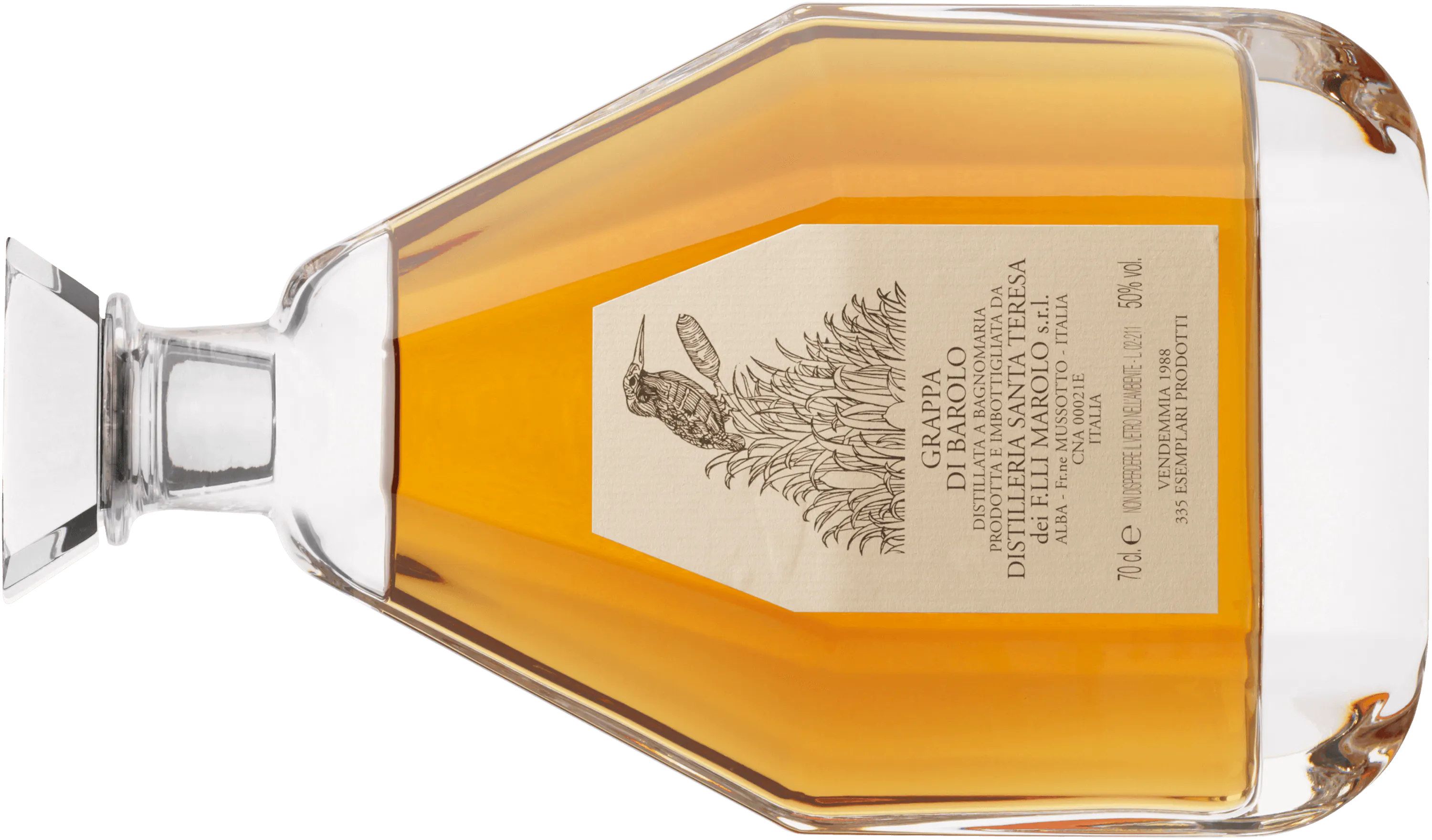 Grappa di Barolo Cristallo Decanter