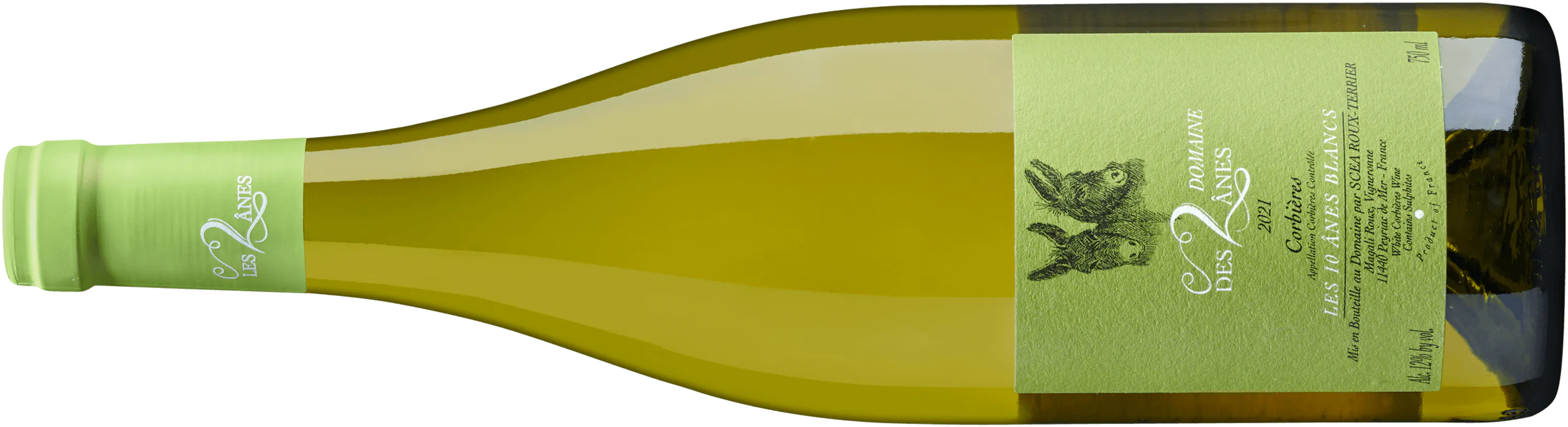 Les 10 Ânes Blancs Corbières AOC/bdc
